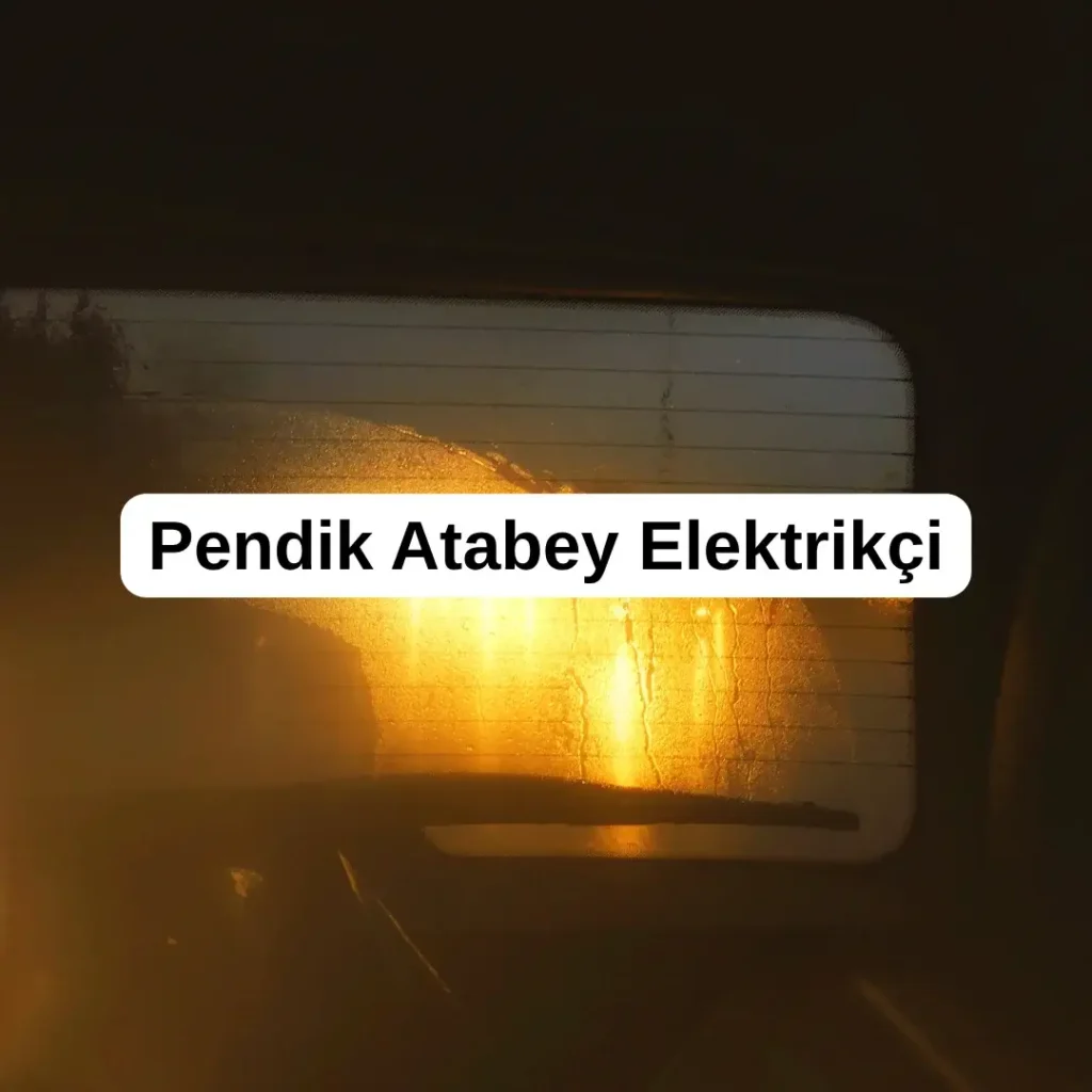pendik atabey elektrikçi